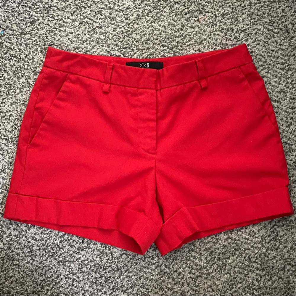 Forever 21 Red Shorts